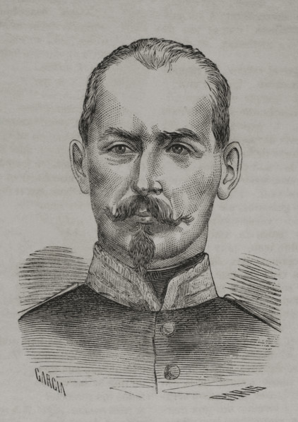 Camille Crémer (1840-1876), French divisionary general in the Franco-Prussian War, 1870.  Creator: Marcelo Paris.