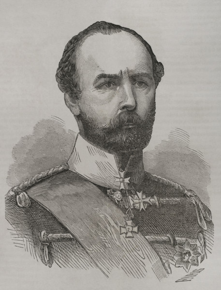 Friedrich Karl (1828-1885), Prince of Prussia of the House of Hohenzollern, 1870.  Creator: Marcelo Paris.