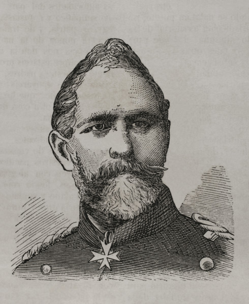 Edwin von Manteuffel (1809-1885), Prussian Generalfeldmarschall (general field marshal), 1870. Creator: Unknown.
