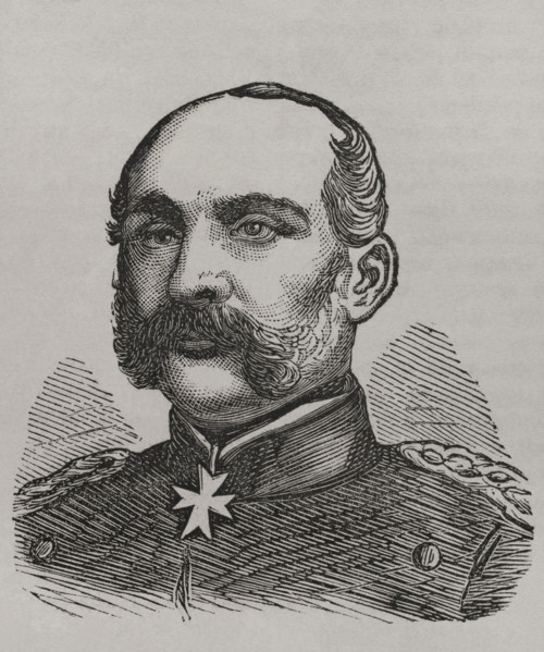 Hugo von Kirchbach (1809-87), Prussian general who led the V Corps during Franco-Prussian War, 1870. Creator: Unknown.