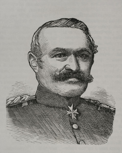 Julius von Bose (1809-94), Prussian general who led the Prussian XI Corps..., 1870.  Creator: Unknown.