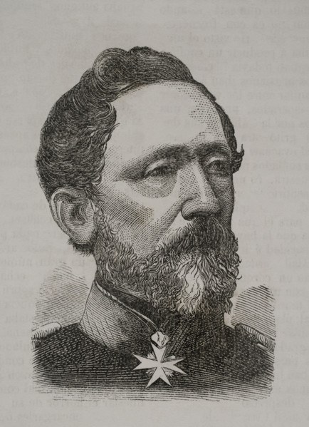 Leonhard von Blumenthal (Leonhard Graf von Blumenthal) (1810-1900). Prussian Field Marshal, 1870. Creator: Unknown.