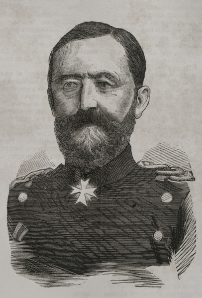 Oskar von Sperling (Oskar Ernst Karl von Sperling) (1814-1872), German major general, 1870.  Creator: Unknown.