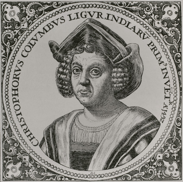 Christopher Columbus, (1451-1506), Navigator, cartographer and admiral, 1892.  Creator: Unknown.