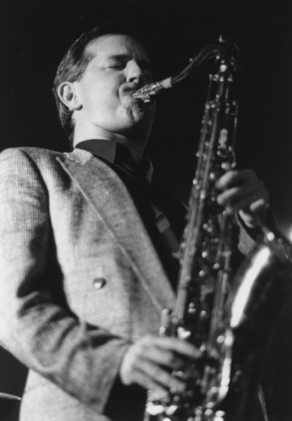 Scott Hamilton, Jazz Caravan, The Exchange, Cambridge, 1991. Creator: Brian Foskett.