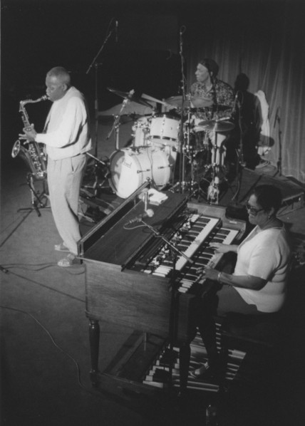 Shirley Scott, Dave "Fathead" Newman, Bobby Durham, North Sea Jazz Festival,...1996. Creator: Brian Foskett.