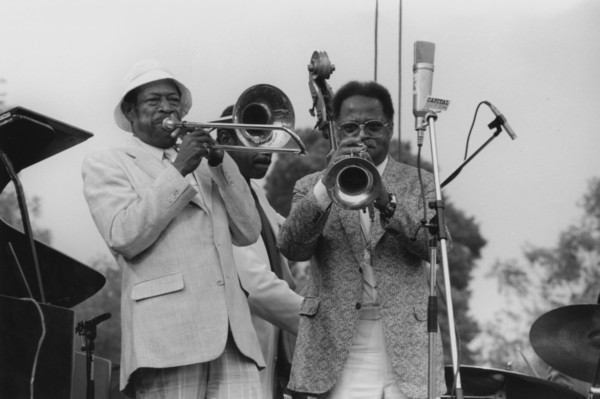 Al Grey, Clark Terry, Capital Radio Jazz Festival, 1981. Creator: Brian Foskett.