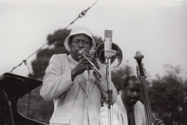 Al Grey, Eddie Jones, Capital Radio Jazz Festival, 1981. Creator: Brian Foskett.