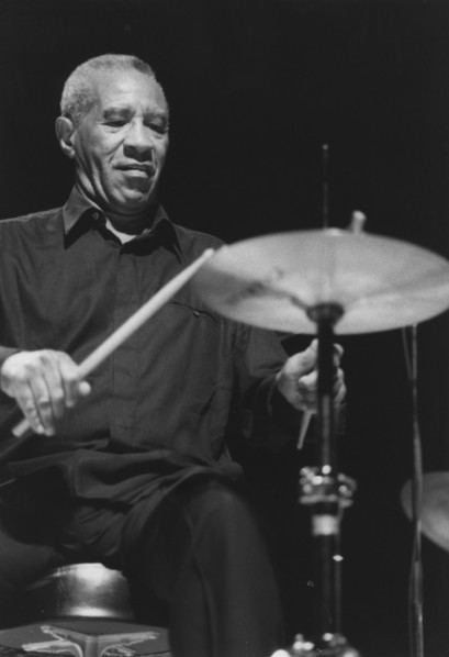 Max Roach, Queen Elizabeth Hall, London, 1996. Creator: Brian Foskett.