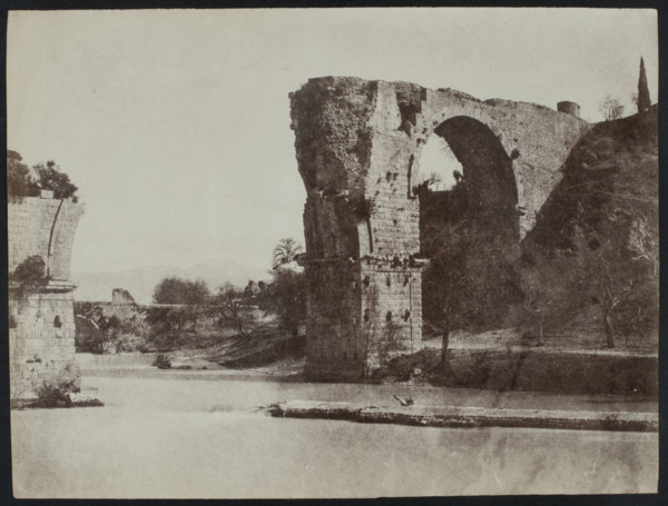 The Bridge of Augustus at Narni, 1850s. Creator: Unknown.