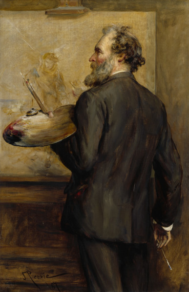 Portrait of Thomas Faed, R.A., 1887. Creator: John Pettie.