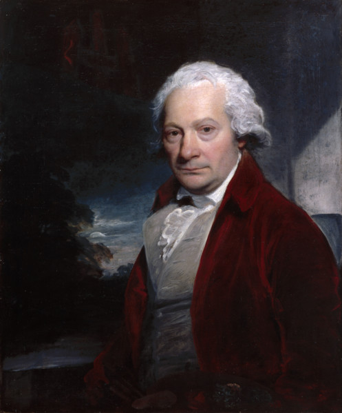 Portrait of Paul Sandby, R.A., c1789. Creator: Sir William Beechey.