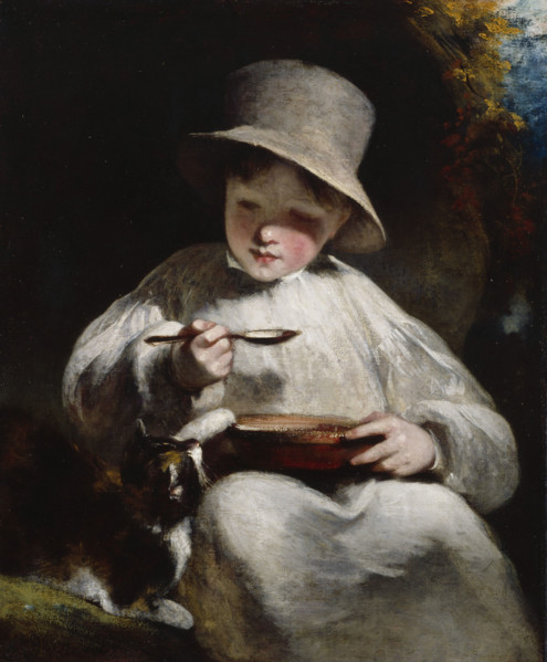 Boy with a Kitten, 1807. Creator: William Owen.