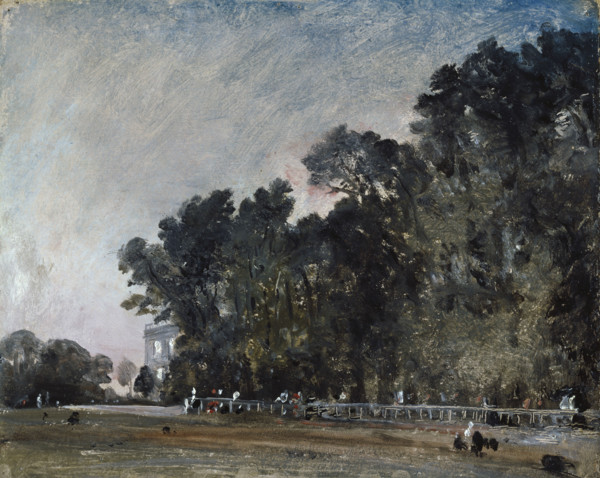 Landscape Study: Scene in a Park, c1823. Creator: John Constable.