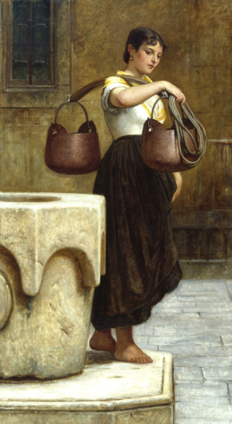 La Biccolante: A Venetian water-carrier, 1879. Creator: William Frederick Yeames.