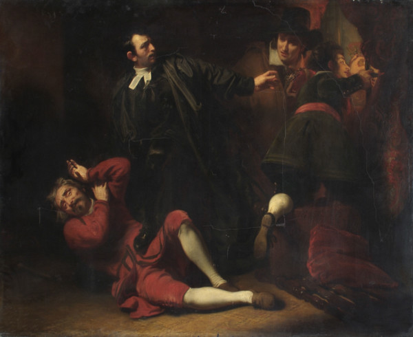 Colonel Blood stealing the Crown Jewels, 1824. Creator: Henry Perronet Briggs.