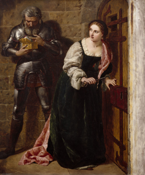 The Bribe, 1857. Creator: Frederick Richard Pickersgill.