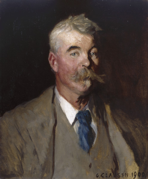 Portrait of Mark Fisher, R.A., 1900. Creator: George Clausen.