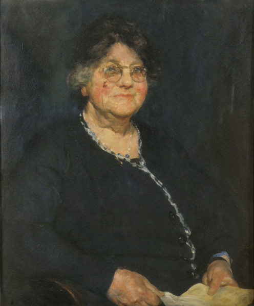 Miss E. H. Davis, O.B.E., c1942. Creator: Thomas Cantrell Dugdale.