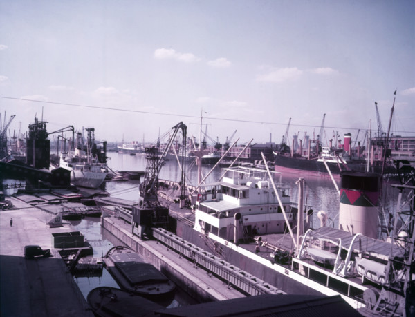 Victoria Dock, London, c1955. Creator: Arthur Charles Kirby Ware.