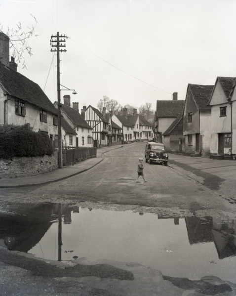 The ford, Kersey, Suffolk, c1955.  Creator: Arthur Charles Kirby Ware.