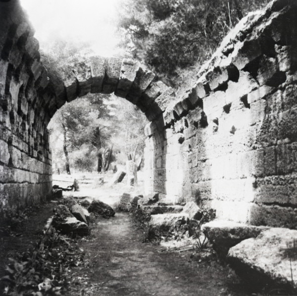 Entrance to the Stadium at Olympia, Greece, c1955.  Creator: Arthur Charles Kirby Ware.