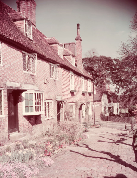 Cottage garden, Groombridge, Kent, c1955.  Creator: Arthur Charles Kirby Ware.
