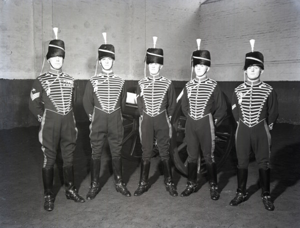 Royal Horse Artillery gun team in full dress, c1953.  Creator: Arthur Charles Kirby Ware.