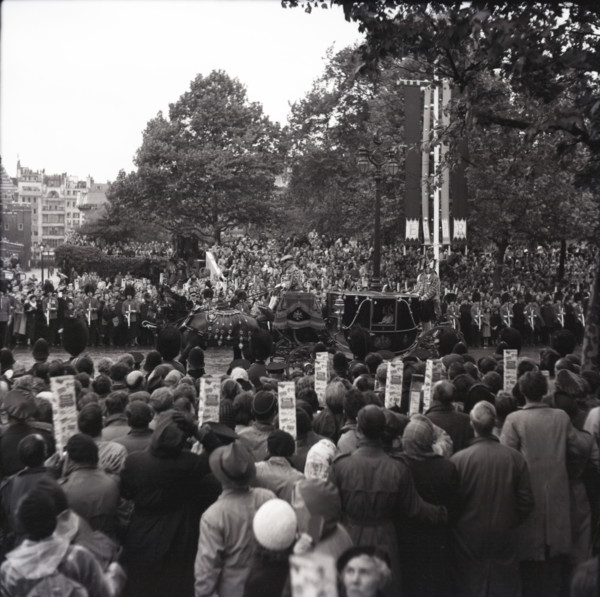Coronation of Queen Elizabeth II, London, 2 June 1953.  Creator: Arthur Charles Kirby Ware.