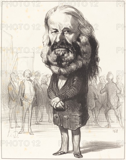 Jos. Ant. Ronjac, 1849. Creator: Honore Daumier.