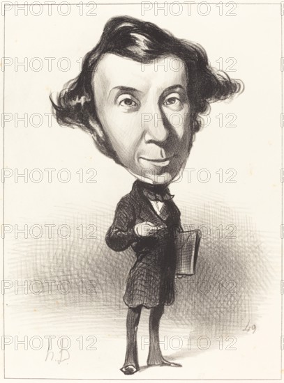 Tocqueville, 1849. Creator: Honore Daumier.