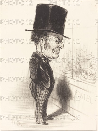 Jean Charles Besnard, 1849. Creator: Honore Daumier.