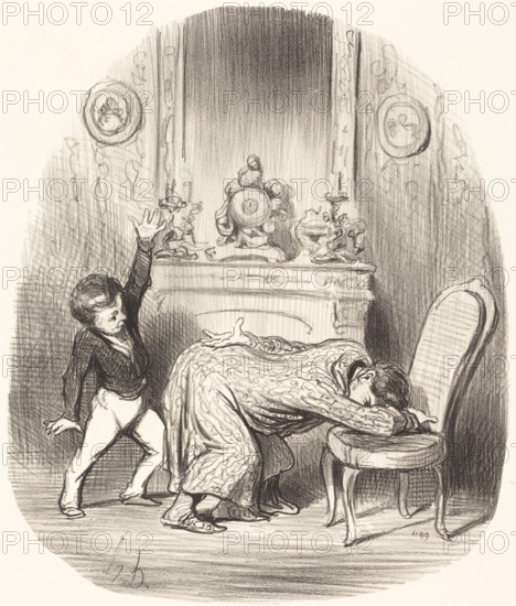 À l'instar d'Henri IV, 1852. Creator: Honore Daumier.