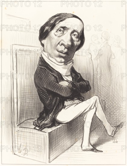 Charles Dupin, 1849. Creator: Honore Daumier.