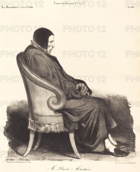 Mr. Barbé-Marbois, 1835.  Creator: Honore Daumier.