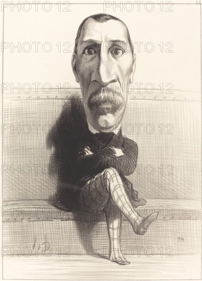 Eus. Isidore Buvignier, 1849. Creator: Honore Daumier.