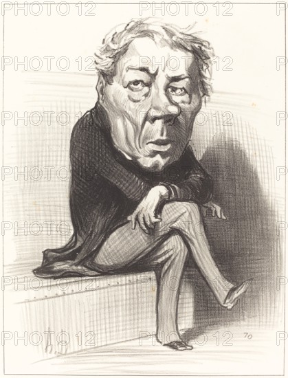 Deville, 1849. Creator: Honore Daumier.
