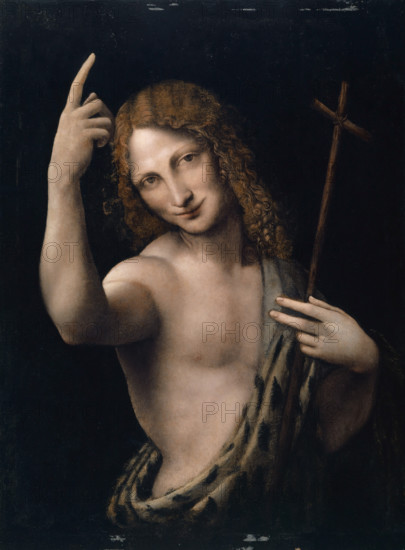Saint John the Baptist, 1506. Creator: Workshop of Leonardo da Vinci.