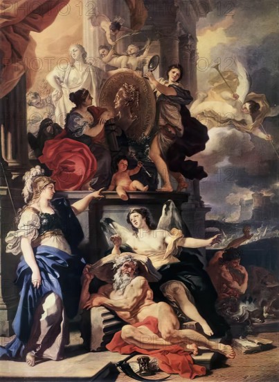 Allegory of Rule, 1690. Creator: Francesco Solimena.