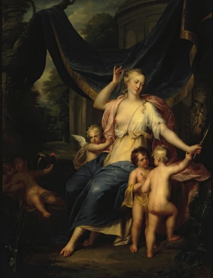 Allegory of the Eyesight and the Sense of Touch, 1733. Creator: Balthasar Beschey.