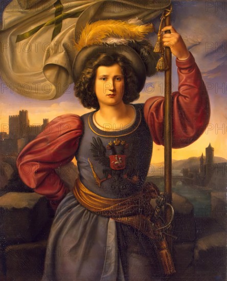 Allegory of Russia, 1840. Creator: Philipp Veit.