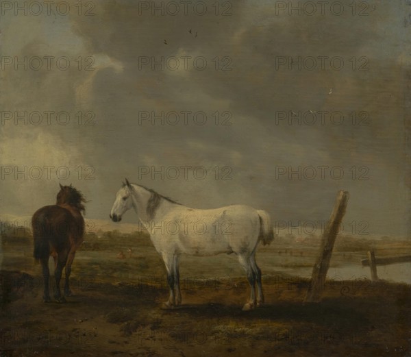 Horses in the Pasture, 1644. Creator: Pieter Wouwerman.