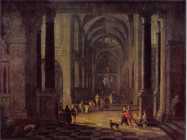 Interior of a Church, 1648. Creator: Gerard Houckgeest.