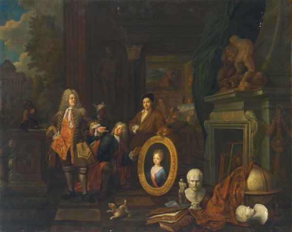 Studio of an Artist, 1709. Creator: Balthasar van den Bossche.