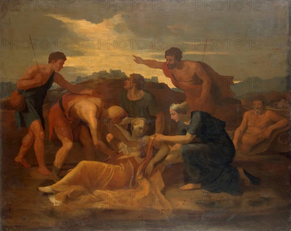 Queen Zenobia Found on the Banks of the Arax, 1640. Creator: Nicolas Poussin.