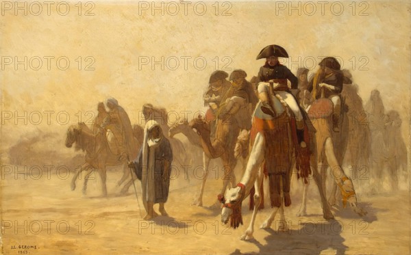 Napoleon in Egypt, 1863. Creator: Jean-Leon Gerome.