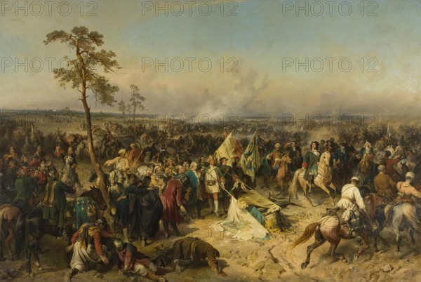 Battle of Poltava, 1862. Creator: Alexander von Kotzebue.