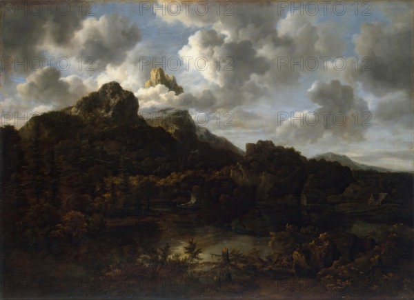 Mountainous Landscape, 1670. Creator: Jacob van Ruisdael.