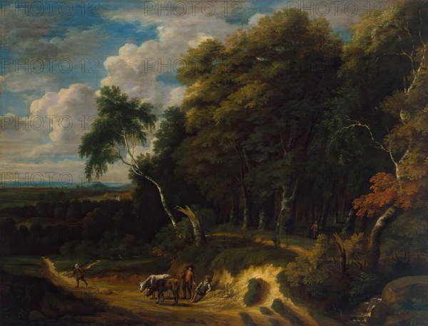 Landscape with a Herd, 1640. Creator: Jacques d'Arthois.