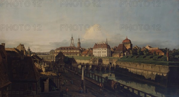 Old Fortifications of Dresden, 1749. Creator: Bernardo Bellotto.